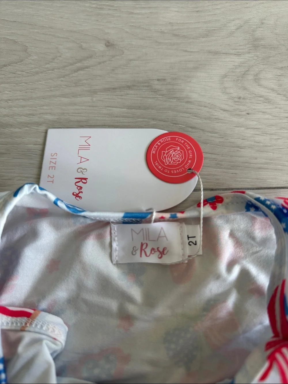 Mila and Rose Little Miss Liberty Twirl Dress Red/White/Blue 2T NWT IN PACKAGE